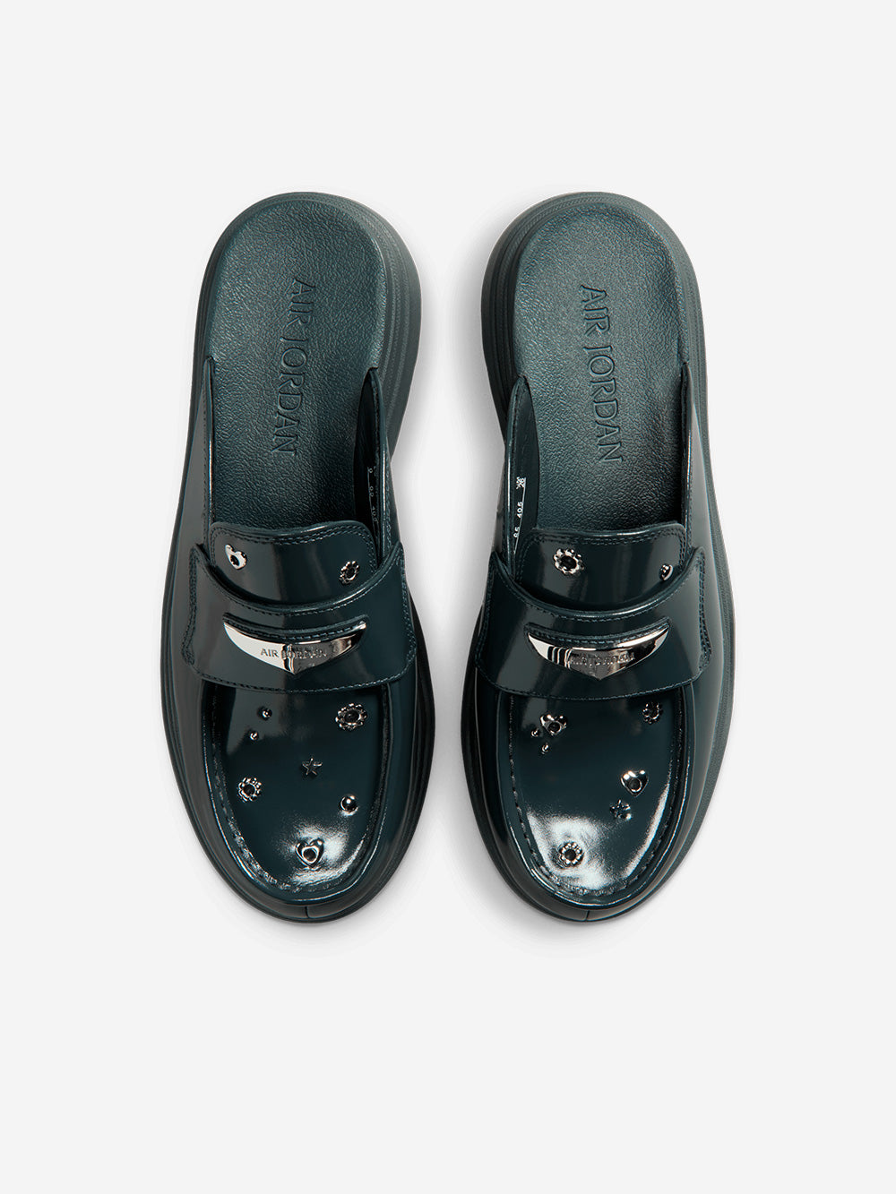 JORDAN W Air Jordan mule in nero con applicazioni Nero Urbanstaroma