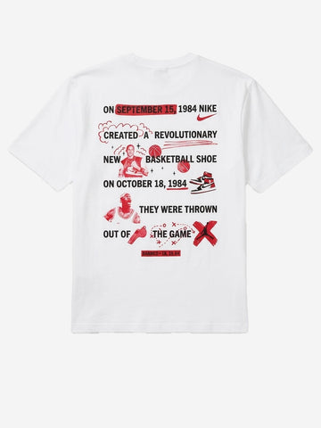 JORDAN T-shirt bianca Brooklyn Banned White