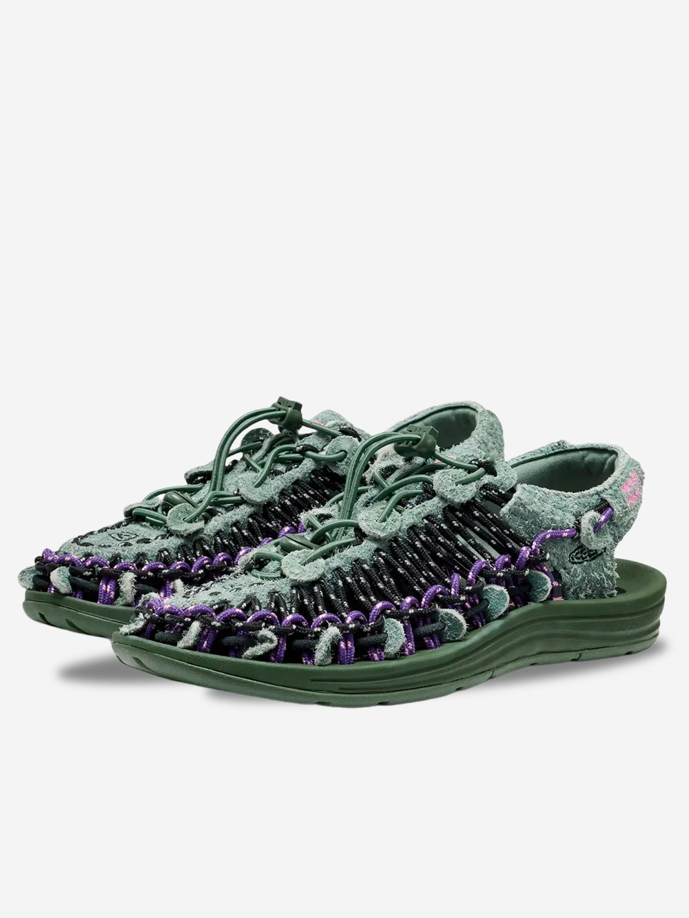 KEEN Uneek Lea Green Spring x Henrik Vibskov Verde viola Urbanstaroma