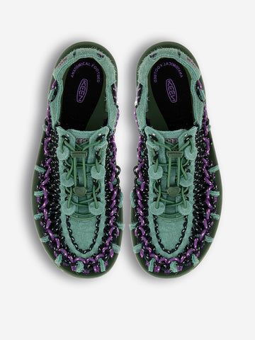 KEEN Uneek Lea Green Spring x Henrik Vibskov Verde viola