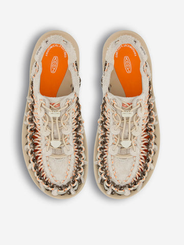 KEEN Uneek Lea Tangerine Cream x Henrik Vibskov Bianco arancio