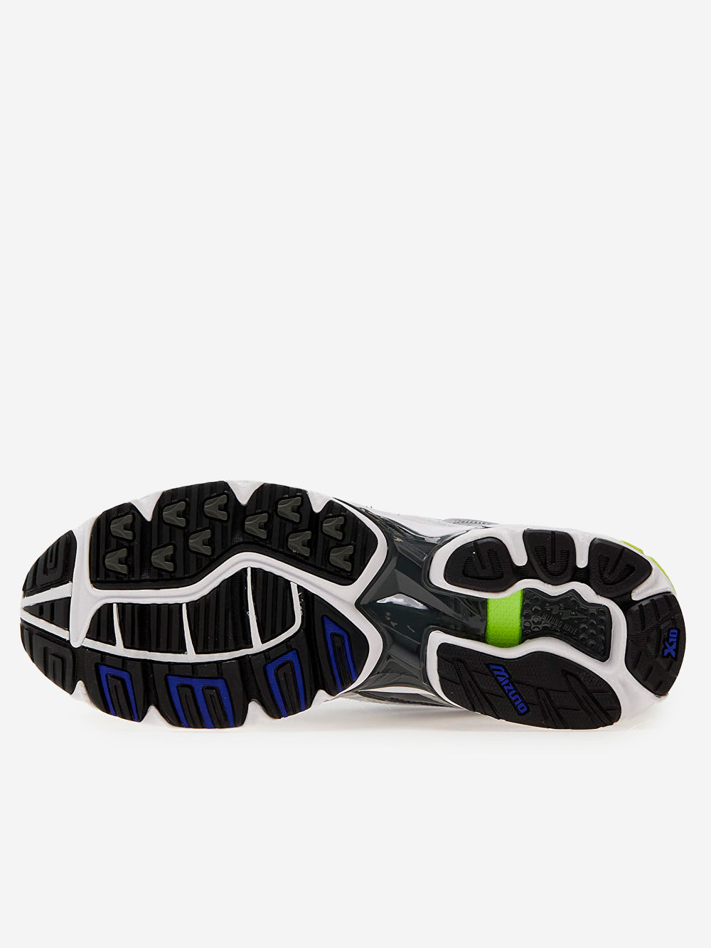 MIZUNO SL Wave Rider 10 bianche e argento con blu Bianco blu Urbanstaroma