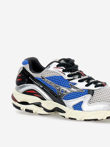MIZUNO Wave Rider 10 argento con blu Grigia blu