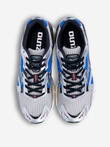 MIZUNO Wave Rider 10 argento con blu Grigia blu