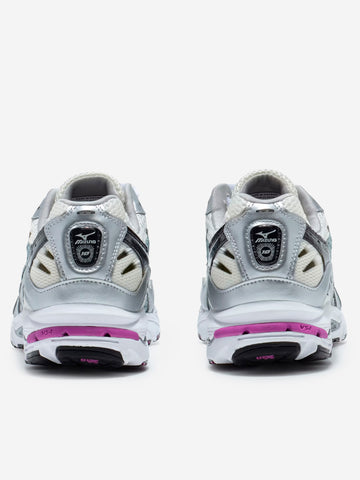 MIZUNO SL Wave Rider 10 bianche e nere con slate blue Multicolor