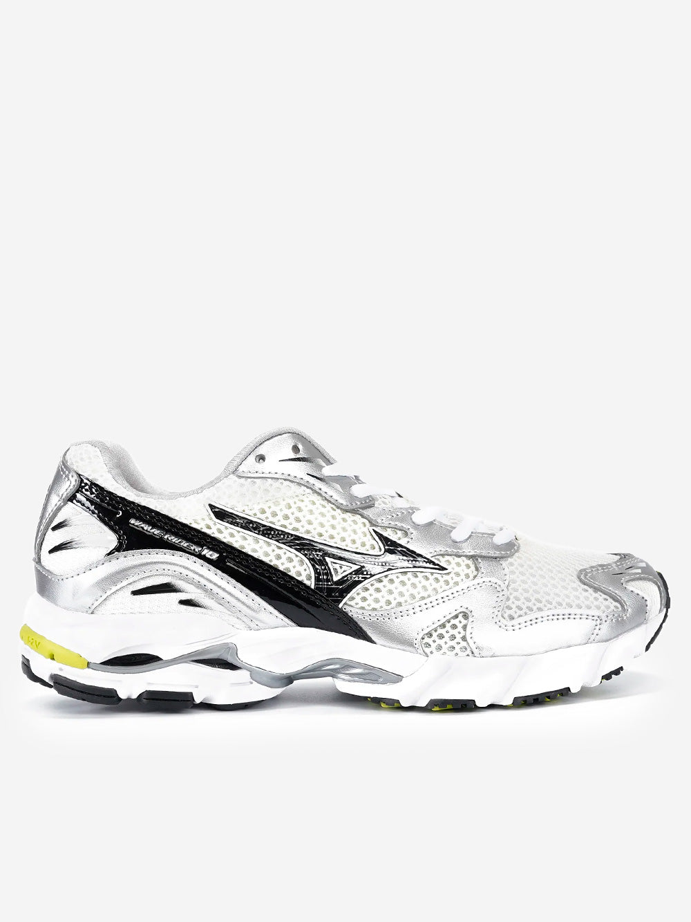 MIZUNO SL Wave Rider 10 bianche e argento con lime Multicolor Urbanstaroma