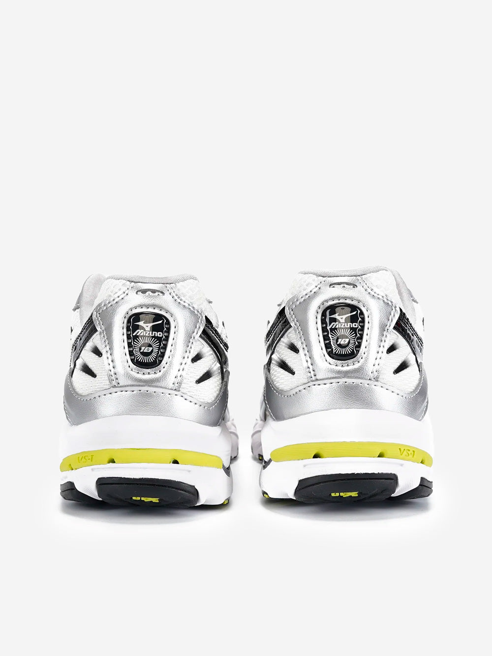 MIZUNO SL Wave Rider 10 bianche e argento con lime Multicolor Urbanstaroma