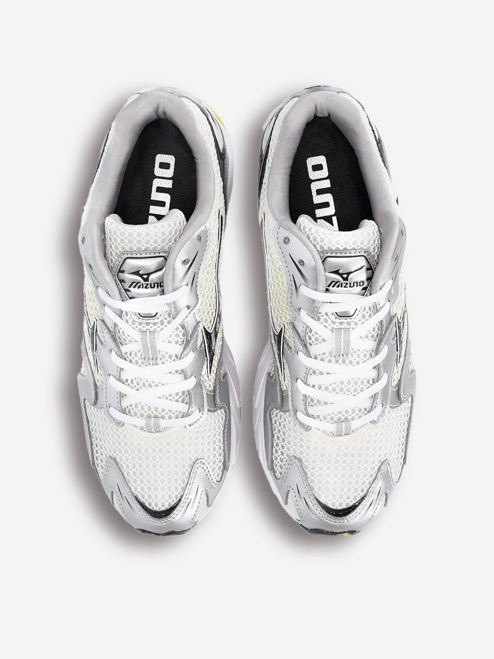 MIZUNO SL Wave Rider 10 bianche e argento con lime Multicolor Urbanstaroma