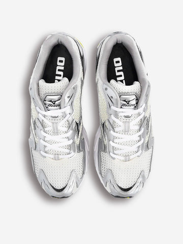 MIZUNO SL Wave Rider 10 bianche e argento con lime Multicolor