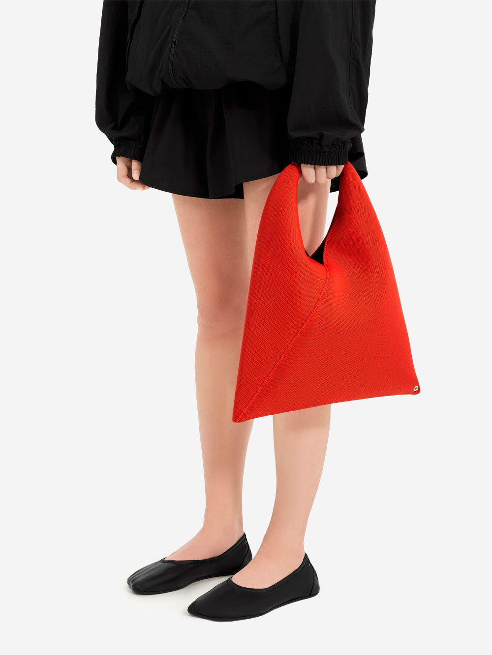 MM6 MAISON MARGIELA Borsa a mano Japanese classic small in mesh rosso Rosso Urbanstaroma