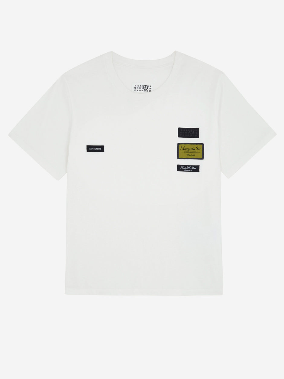Pull MM6 Maison Margiela - Laine Blanche Taille M (IT 42) - Neuf Avec étiquettes