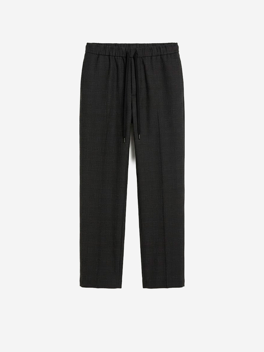 MM6 MAISON MARGIELA Pantaloni sartoriali a gamba larga in misto lana con coulisse Nero Urbanstaroma