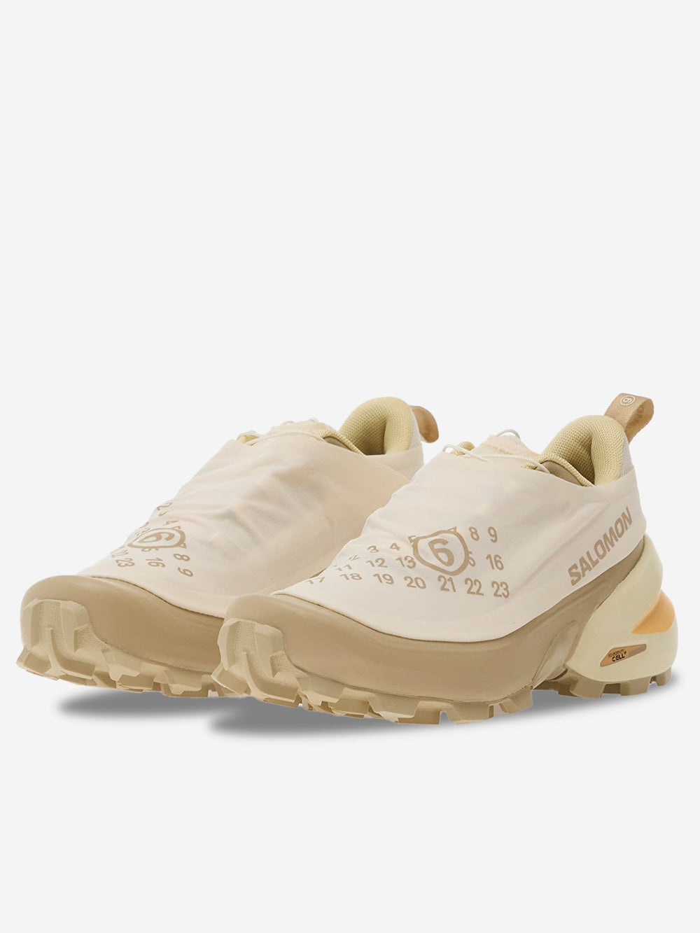 MM6 MAISON MARGIELA MM6 x Salomon Cross Dust 'Vanilla Ice Transparent Yellow' Panna Urbanstaroma