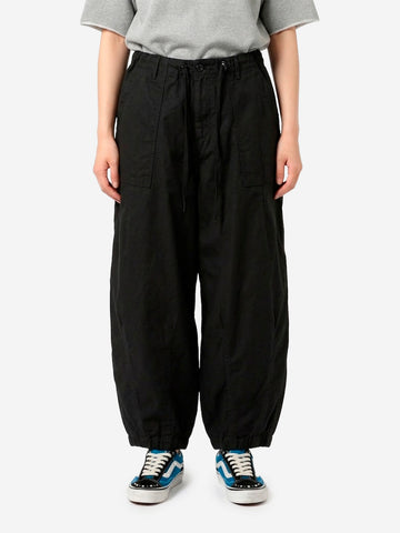 NEEDLES Pantaloni HD Fatigue balloon neri Nero