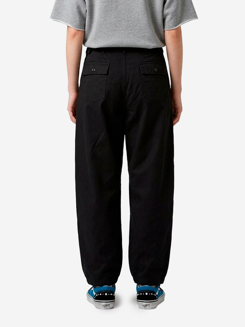 NEEDLES Pantaloni HD Fatigue balloon neri Nero Urbanstaroma