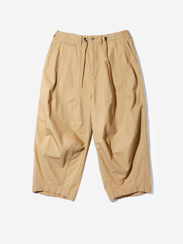 Pantalones militares HD en sarga de algodón beige