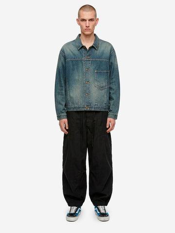 Chaqueta vaquera índigo con metraje