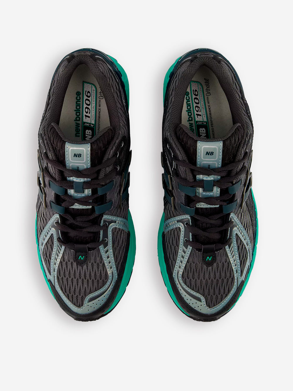 NEW BALANCE U1906R 'Grey Green Glow' Nero verde Urbanstaroma