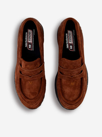 NEW BALANCE 1906L scarpe loafers marroni in pelle Marrone