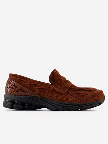 NEW BALANCE 1906L scarpe loafers marroni in pelle Marrone