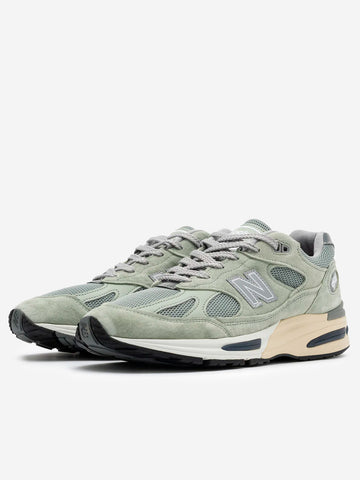 NEW BALANCE Made in UK 991v2 'Sea Glass' Salvia