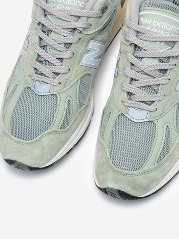 NEW BALANCE Made in UK 991v2 'Sea Glass' Salvia