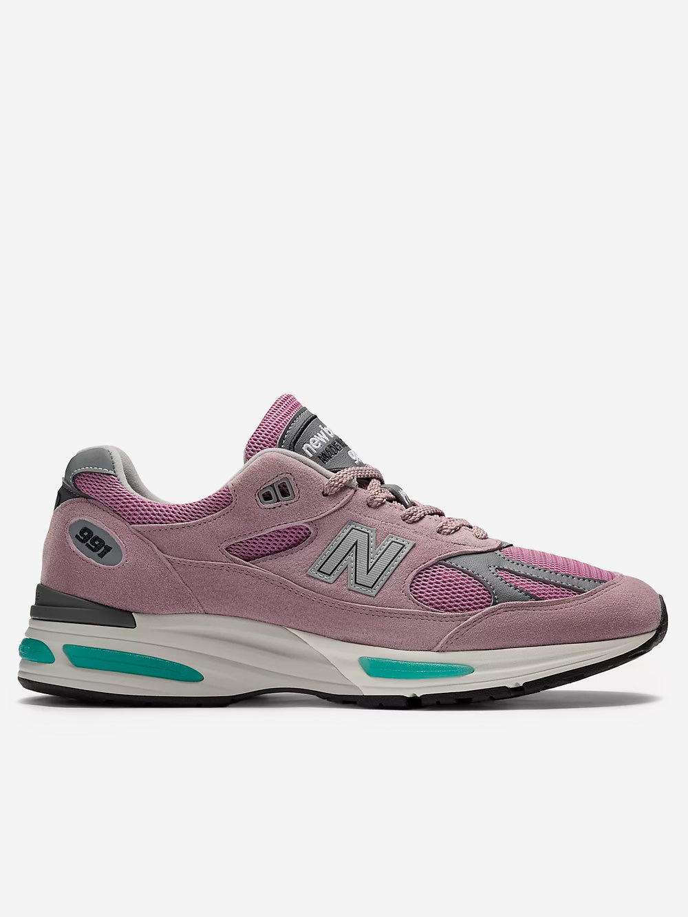 NEW BALANCE Made in UK 991v2 'Smoked Pearl' rosa Rosa Urbanstaroma