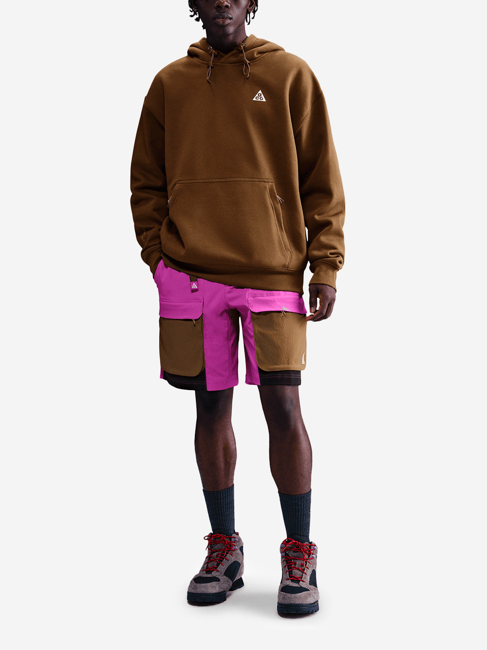 NIKE ACG ACG Felpa pullover marrone Therma Fit con cappuccio Marrone Urbanstaroma