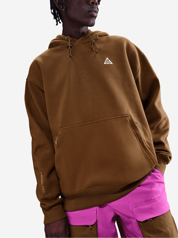NIKE ACG ACG Felpa pullover marrone Therma Fit con cappuccio Marrone