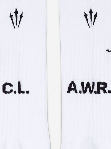 NIKE Calze media lunghezza bianche NOCTA x Drake (x3) Bianco