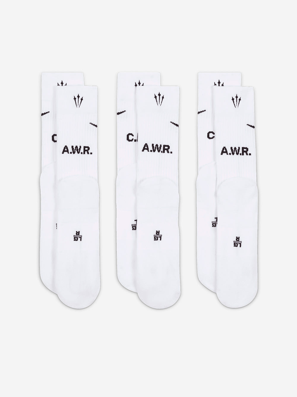 NIKE Calze media lunghezza bianche NOCTA x Drake (x3) Bianco Urbanstaroma