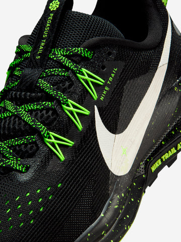 NIKE Pegasus Trail 5 'Black Volt Ice' Nera verde