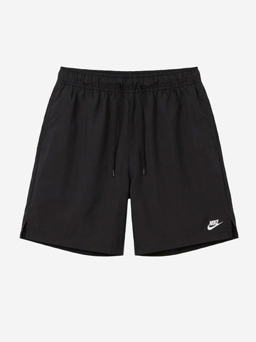 NIKE Shorts neri Club con Swoosh Nero