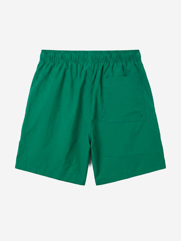 NIKE Shorts verdi Club con Swoosh Verde