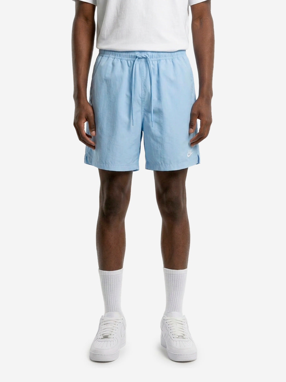 NIKE Shorts celesti Club con Swoosh Celeste Urbanstaroma