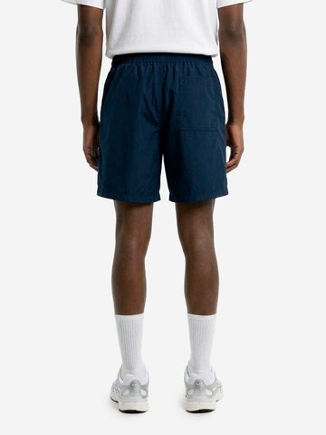 NIKE Shorts blu Club con Swoosh Blu scuro
