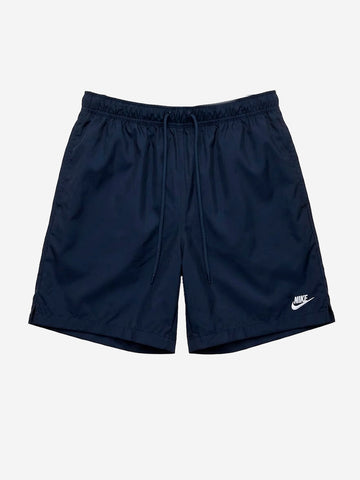 NIKE Shorts blu Club con Swoosh Blu scuro