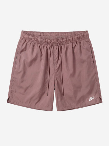 NIKE Shorts marroni Club con Swoosh Marrone
