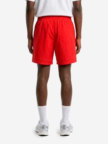 NIKE Shorts rossi Club con Swoosh Giallo