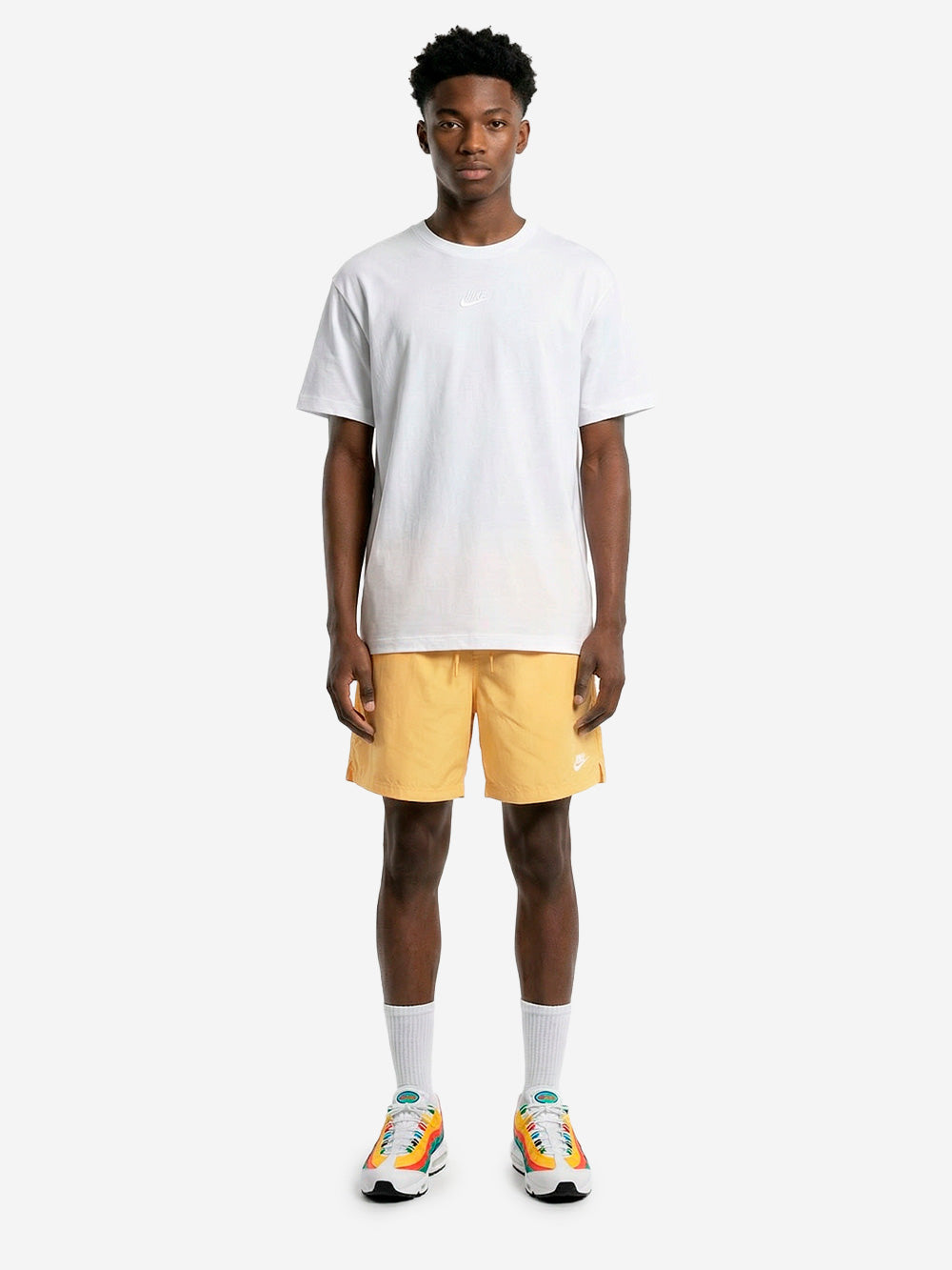 NIKE Shorts gialli Club con Swoosh Giallo Urbanstaroma