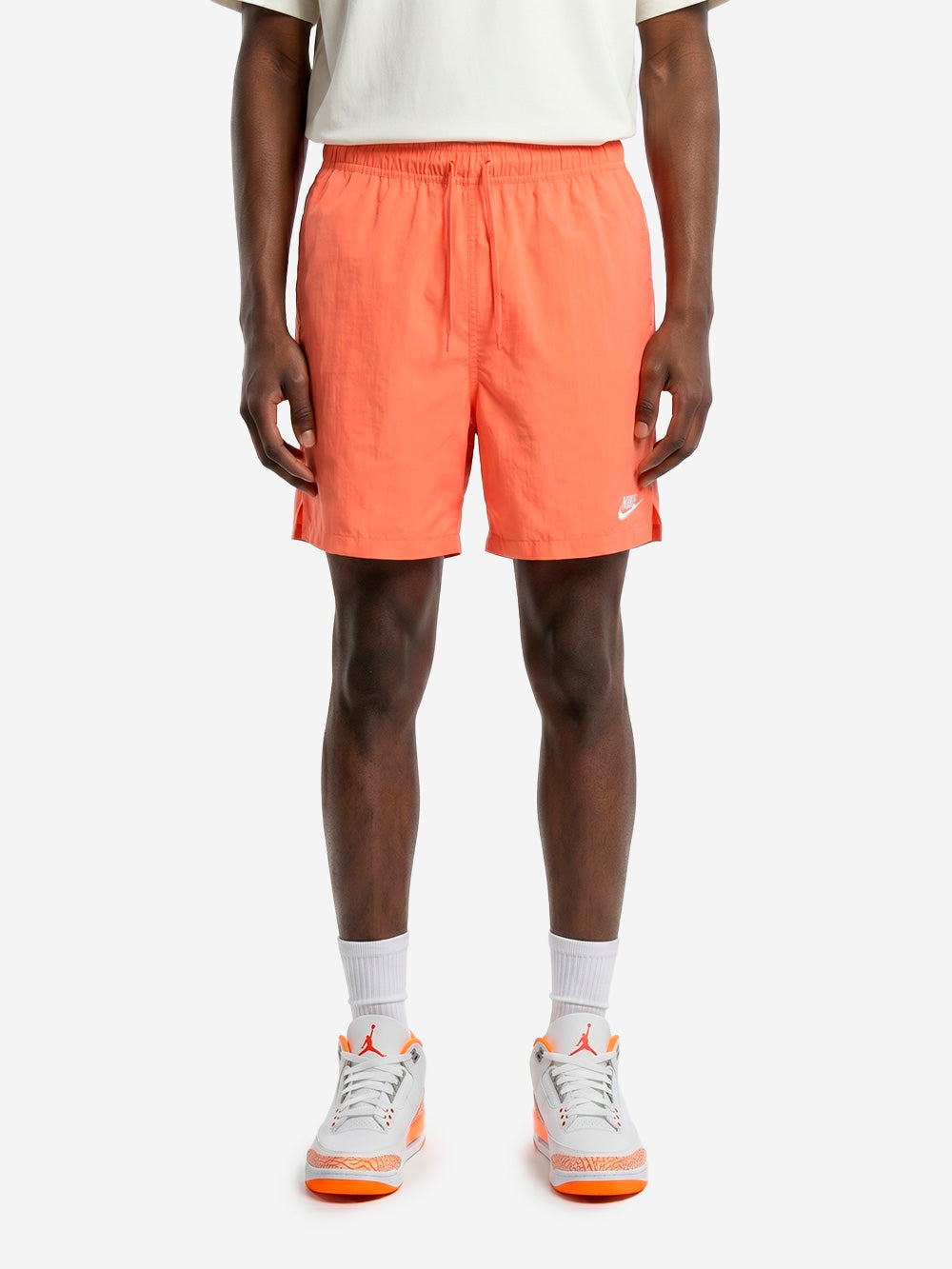 NIKE Shorts arancioni Club con Swoosh arancione Urbanstaroma