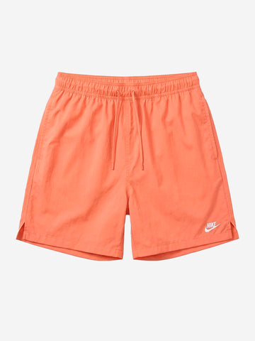 NIKE Shorts arancioni Club con Swoosh arancione