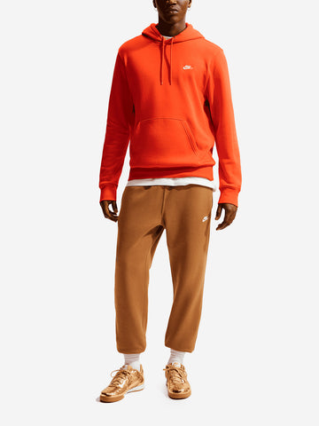 NIKE Pantaloni jogger marrone chiaro con Swoosh marrone