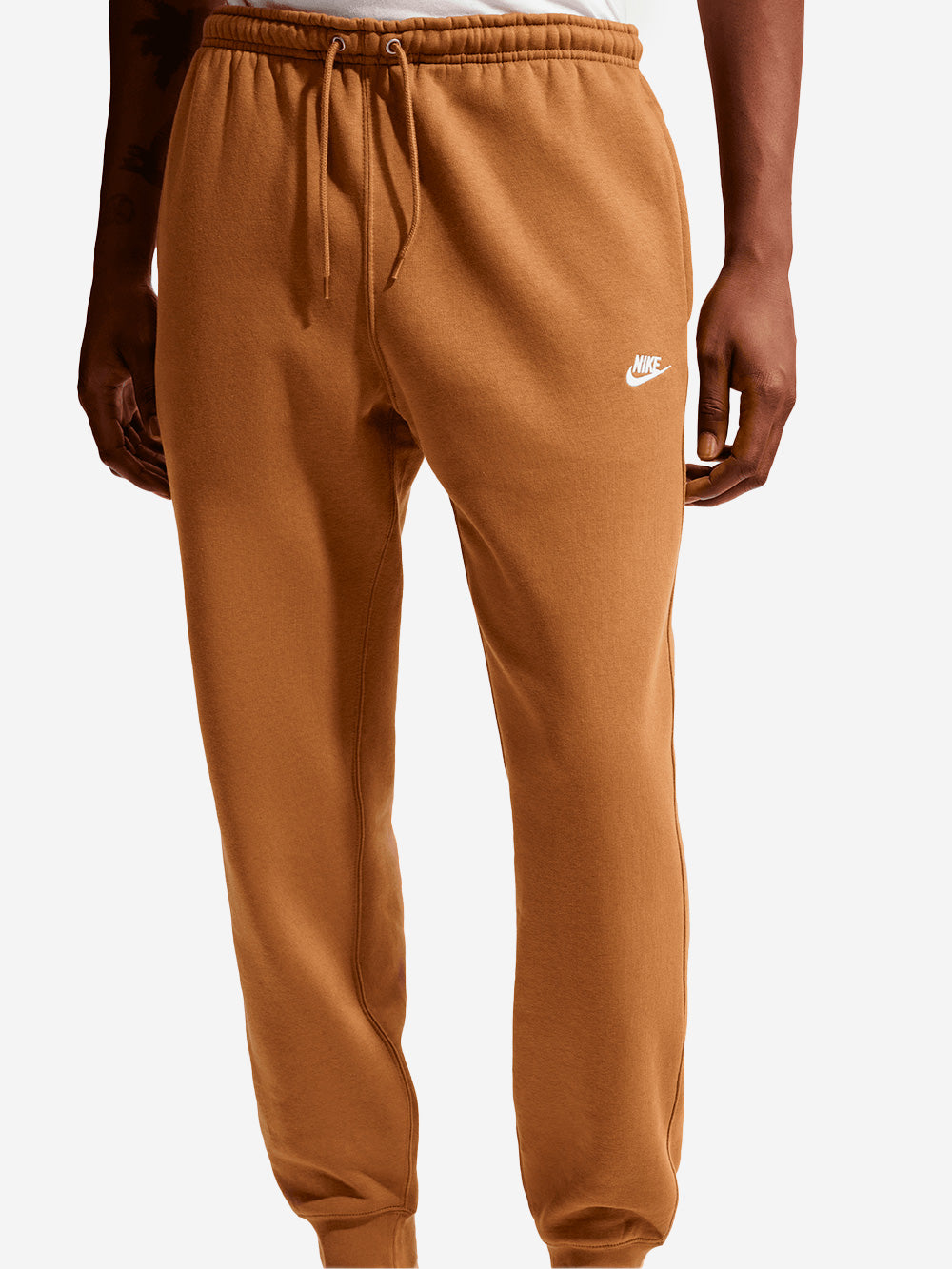 NIKE Pantaloni jogger marrone chiaro con Swoosh marrone Urbanstaroma