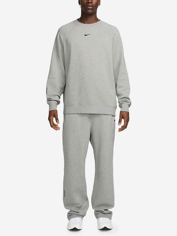 NIKE x Drake NOCTA Maglia a girocollo fleece grigia Grigio