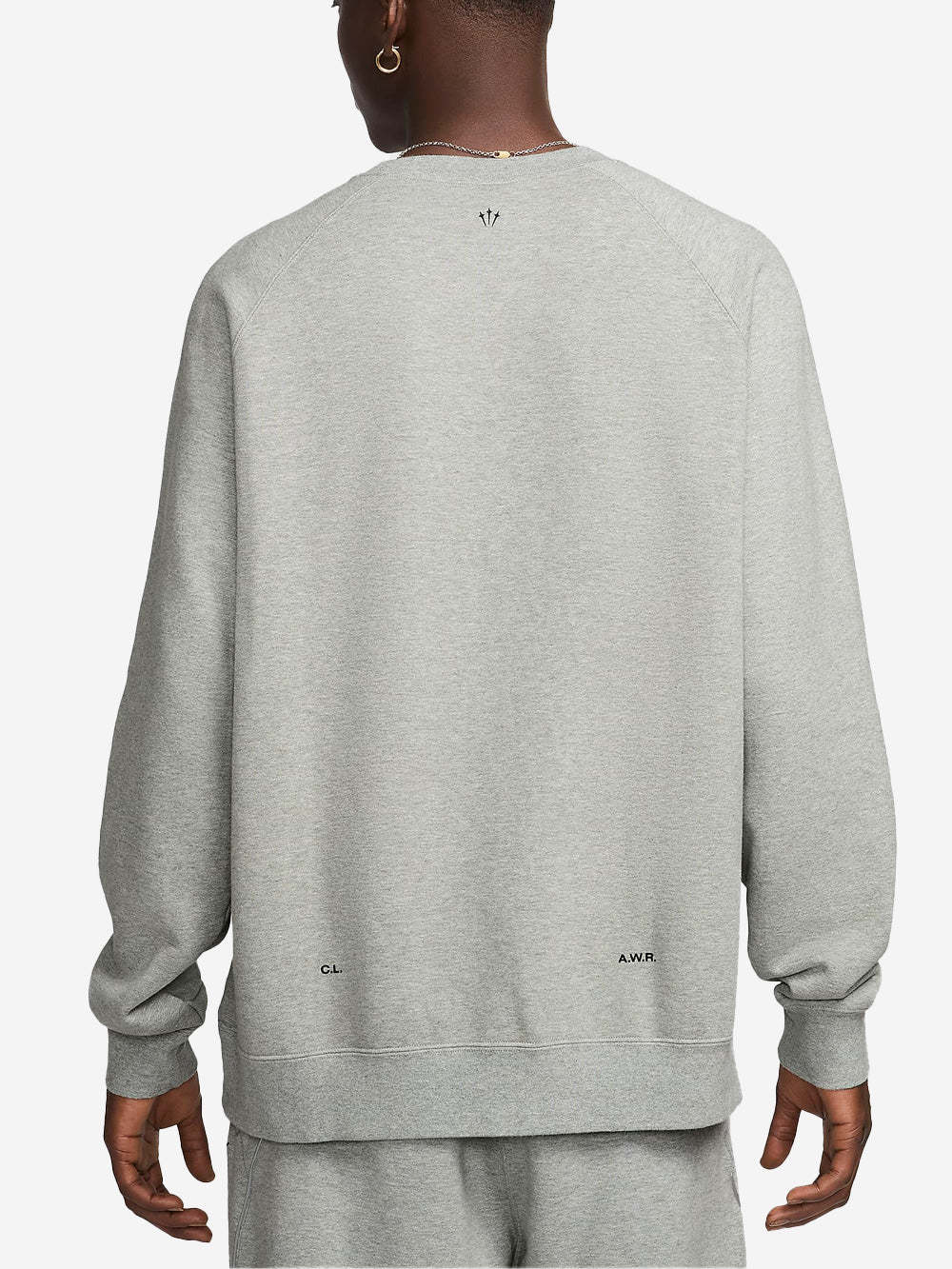 NIKE x Drake NOCTA Maglia a girocollo fleece grigia Grigio Urbanstaroma