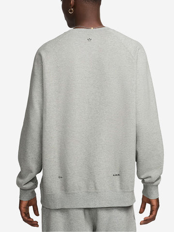 NIKE x Drake NOCTA Maglia a girocollo fleece grigia Grigio