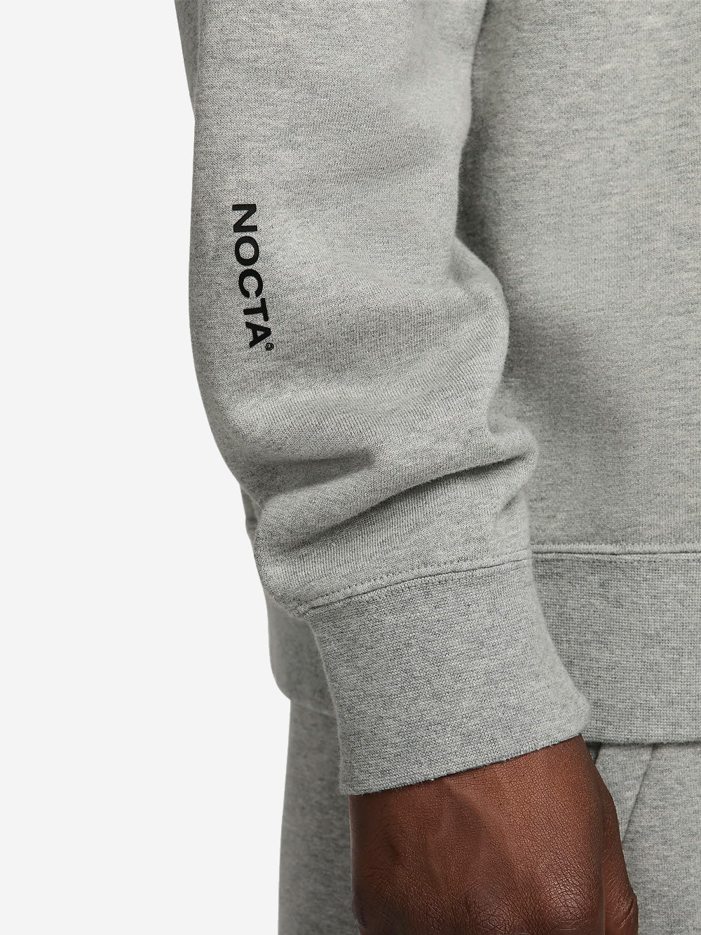 NIKE x Drake NOCTA Maglia a girocollo fleece grigia Grigio Urbanstaroma