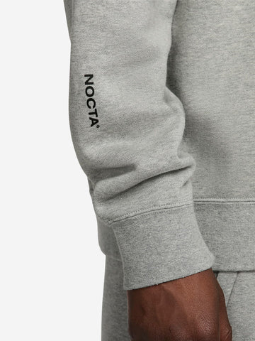 NIKE x Drake NOCTA Maglia a girocollo fleece grigia Grigio