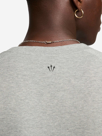NIKE x Drake NOCTA Maglia a girocollo fleece grigia Grigio